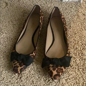 Leopard print flat